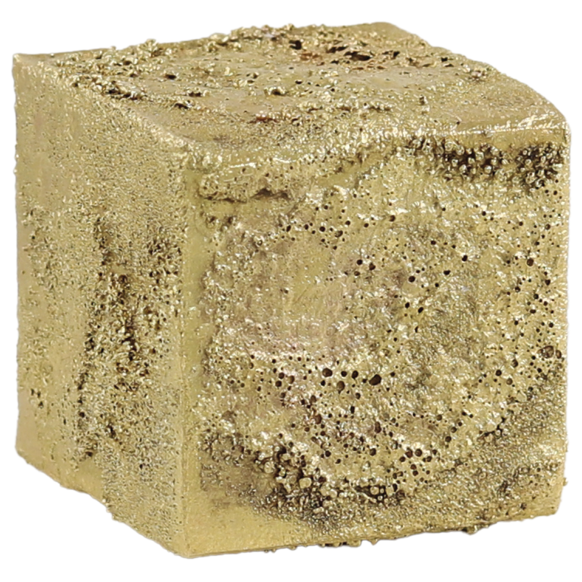 Würfel "Flammenspiel" (Messing)