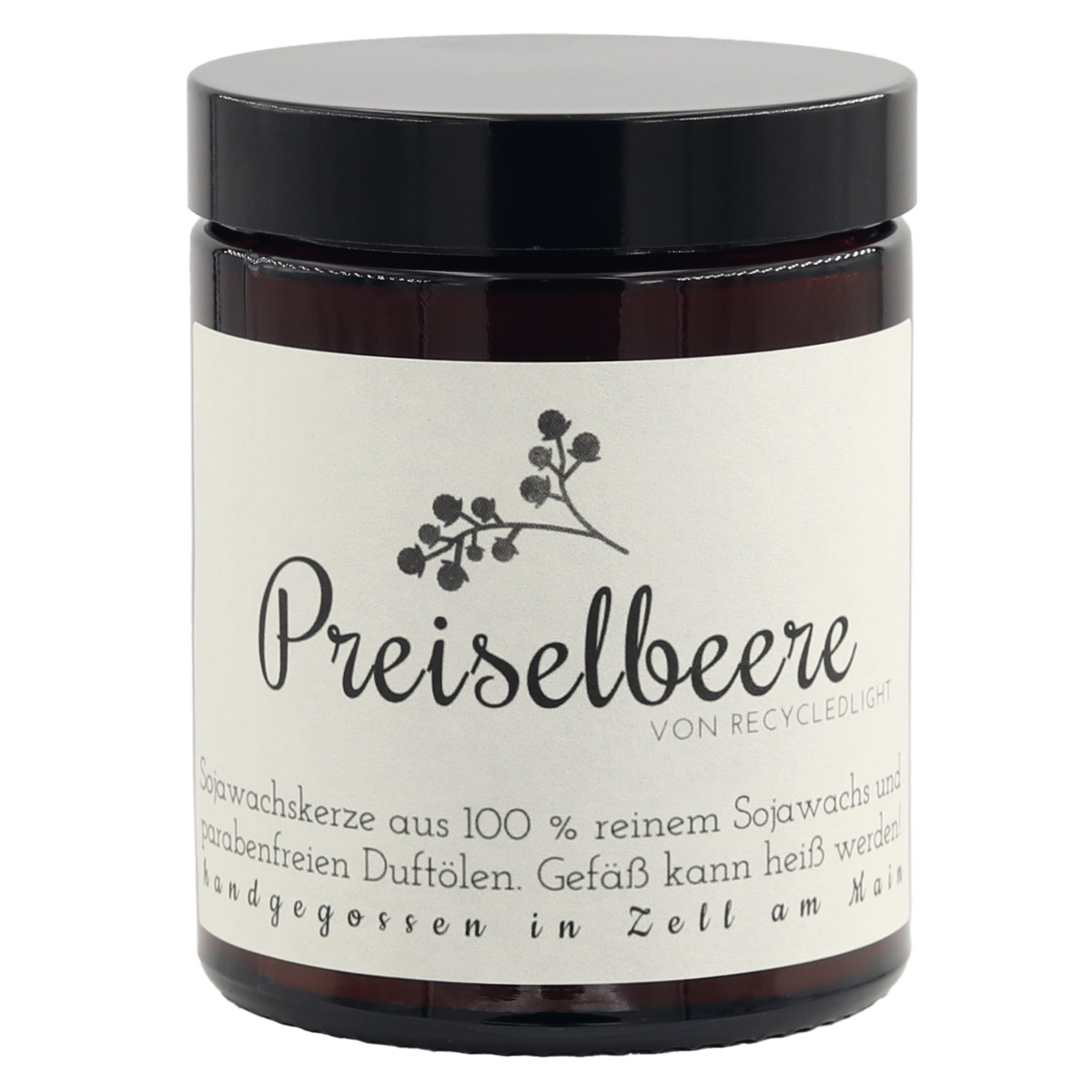Aromakerze "Preiselbeere"