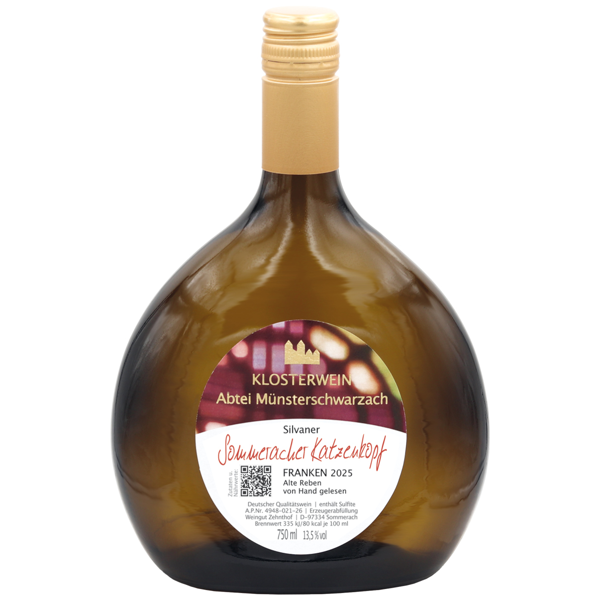 Klosterwein Münsterschwarzach - Weißwein - Silvaner Spätlese trocken, DLG Gold