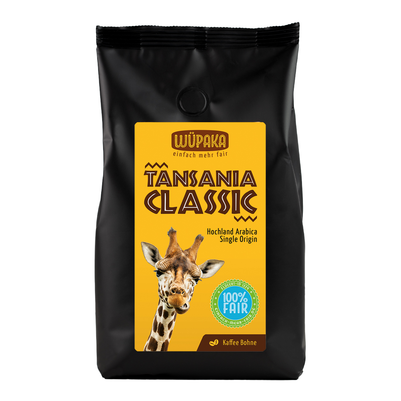 Kaffee Arabica Tansania, ganze Bohne/gemahlen