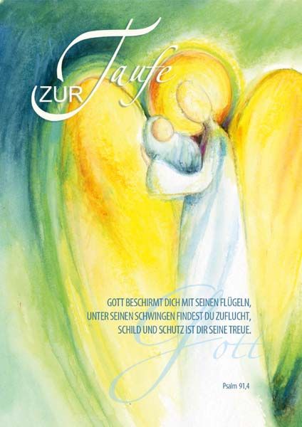 Karte zur Taufe "Zufluchtsort"