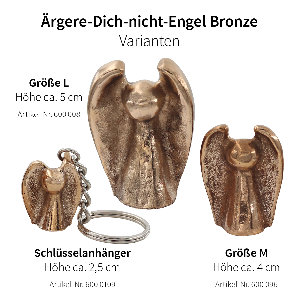Ärgere dich nicht-Engel L (5 cm)