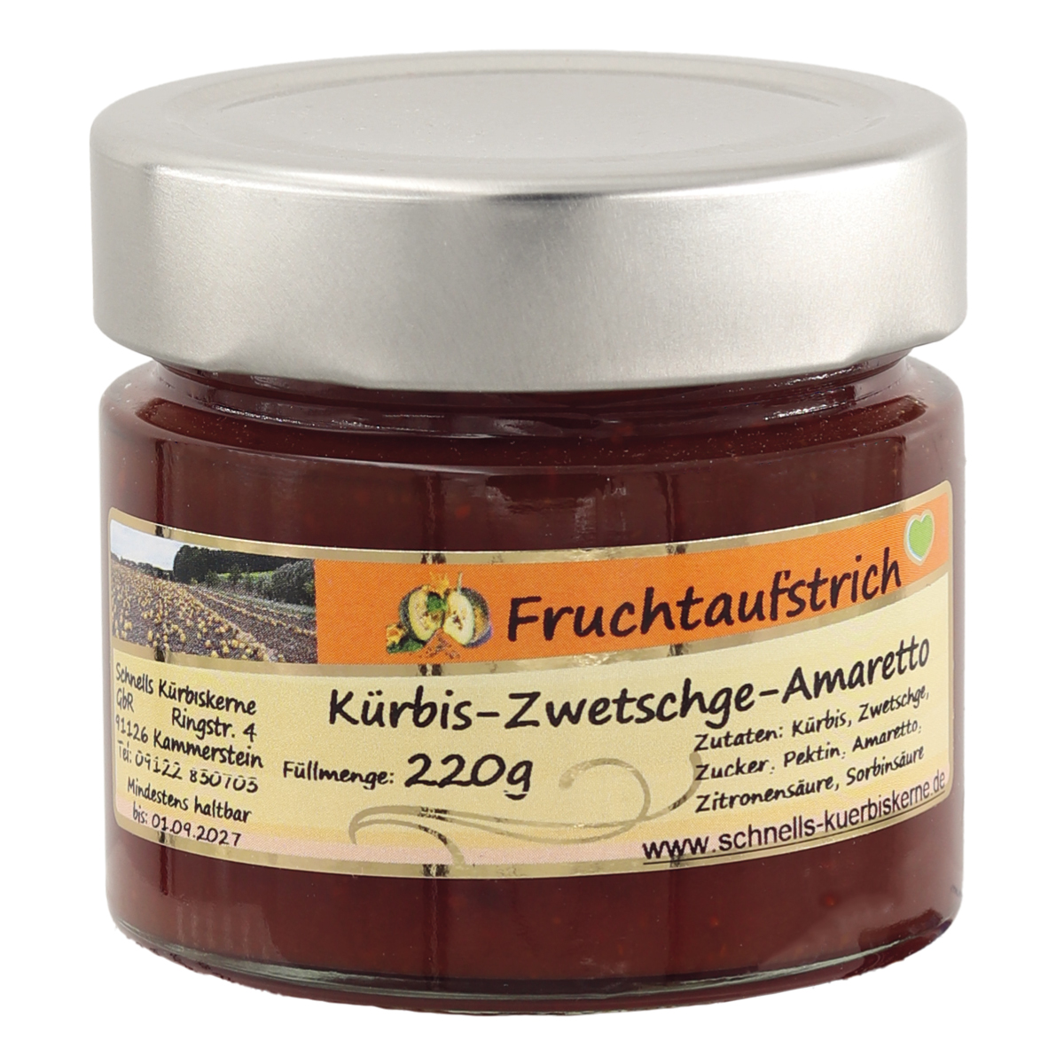 Fruchtaufstrich Kürbis-Zwetschge-Amaretto Fruchtaufstrich Kürbis-Zwetschge-Amaretto