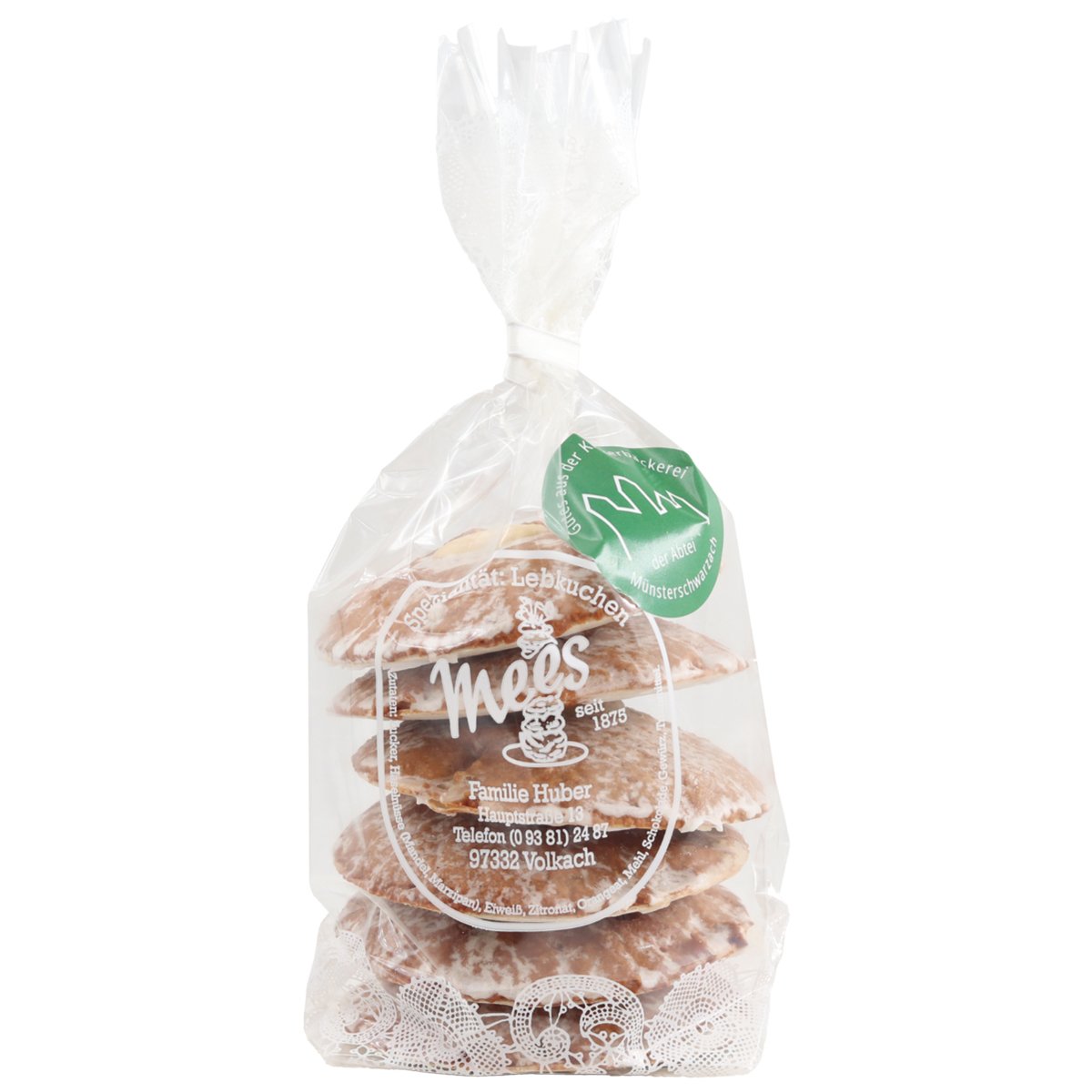 Mandellebkuchen Glasiert