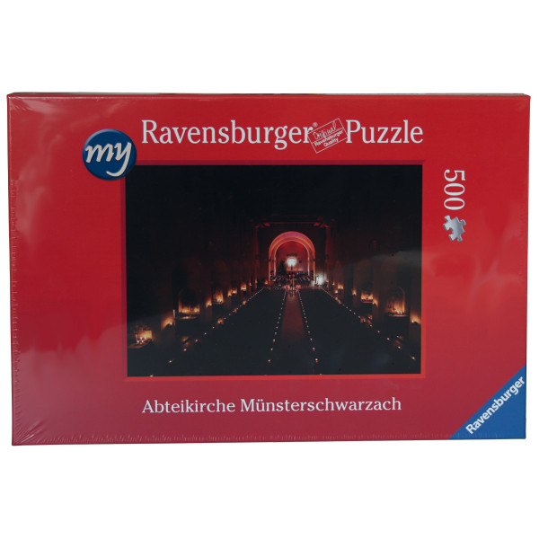 Abteikirche im Kerzenschein - 500 Teile Puzzle